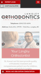 Mobile Screenshot of langleyorthodontics.com